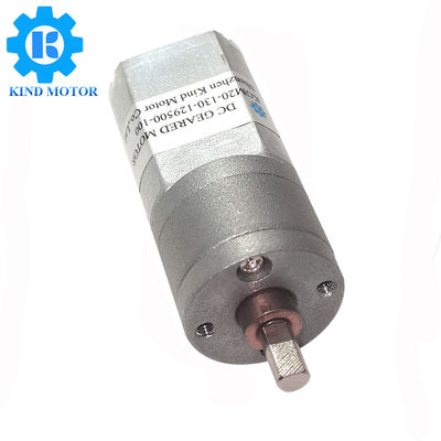 12 ولت Micro DC Geared Motor 20Dx41L 5500 دور در دقیقه با شفت 4 میلیمتری