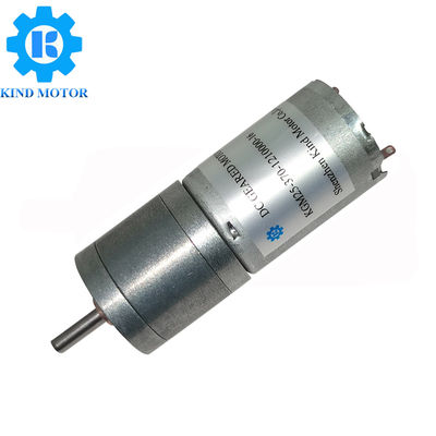 موتور دنده 25 میلی متری Micro DC 100 دور در دقیقه با شفت 4 میلی متری D