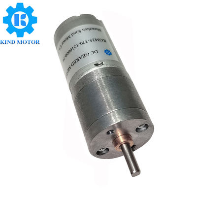 موتور دنده 25D Mm Micro DC ، موتور DC 6 ولت با گشتاور استال 0.85 نیوتون متر