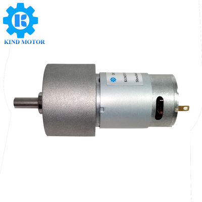 موتور دنده Micro Dc 37 میلی متر ، موتور دنده 24 ولت DC کربن برس دار