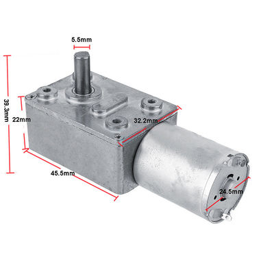 CCW Rotation DC Worm Gear Motor 12V Explosion Proof 46*32mm اندازه