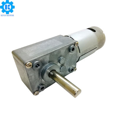 موتور دنده کرم فولادی ضد زنگ DC ، 5 ~ 6000 دور در دقیقه موتور چرخ دنده کرم 12 ولت