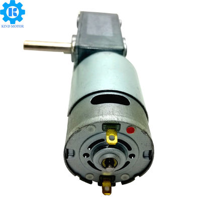 موتور دنده کرم فولادی ضد زنگ DC ، 5 ~ 6000 دور در دقیقه موتور چرخ دنده کرم 12 ولت