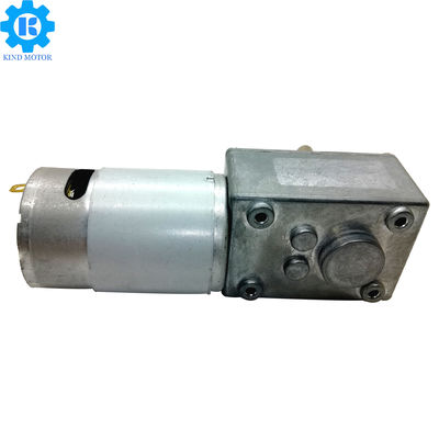 موتور دنده کرم فولادی ضد زنگ DC ، 5 ~ 6000 دور در دقیقه موتور چرخ دنده کرم 12 ولت
