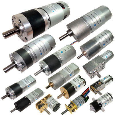 24V DC Worm Gear Motor Rs370 کربن کم سر و صدا برای لوازم خانگی