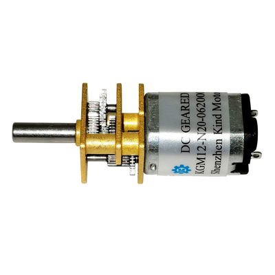 موتور دنده برس دار 12 میلی متری Dc 1.5-24 ولتی برای پیچ گوشتی برقی