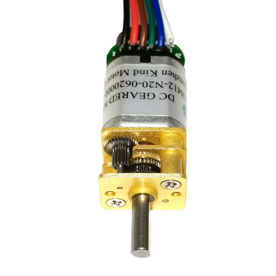 200rpm 12mm گیربکس N20 موتور Dc گشتاور بالا با شفت های توسعه یافته