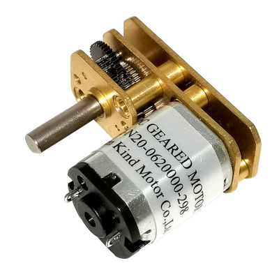 موتور DC شافت محور موازی میکرو 180 میلی‌نیوتن‌متر، موتور کاهنده دنده زاویه راست 2.2 وات