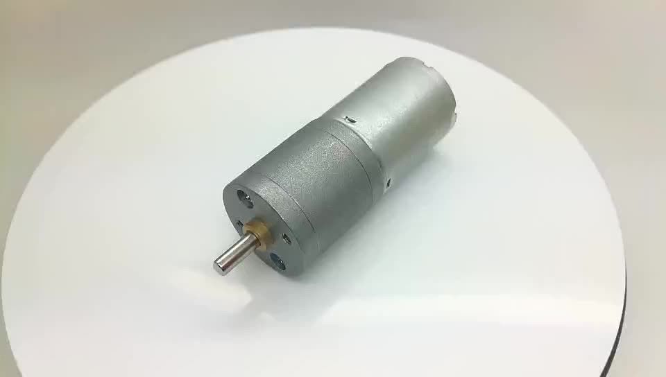 gm25 370 25mm موتور چرخ دنده 12v 24v dc 5rpm 80rpm 600rpm