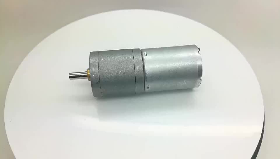 چرخ دنده بالا قطر کم 25mm 4mm طول D شاخه 6 ولت 12 ولت موتور دنده با 48 CPR Encoder