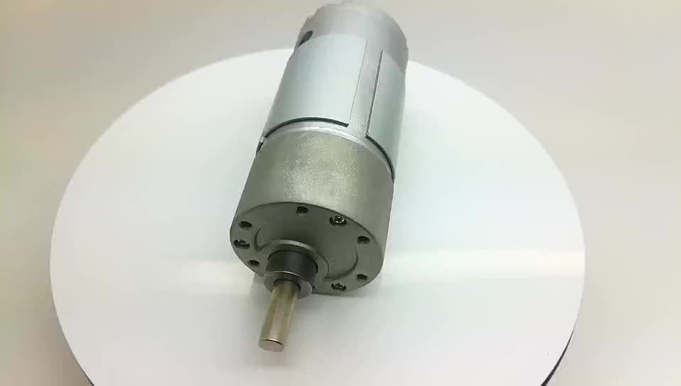 37mm گیربکس 6v 12v 60rpm 150 rpm 175 rpm موتور گیربکس dc درخشش منحرف گشتاور بالا