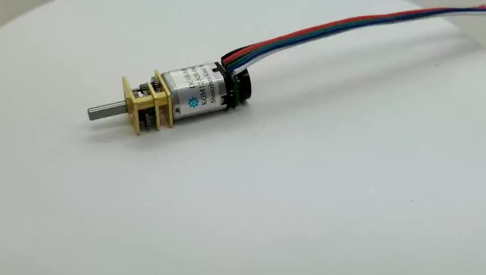 مینی مغناطیس n20 6v 12v 12mm 100rpm موتور گیر کوچک فلزی با رمزگذاری