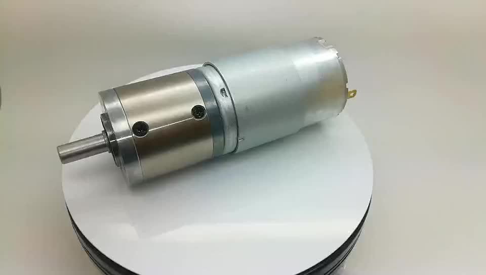 KPM42-775 موتور گیربکس سیاره ای 12 ولت 24 ولت DC با چرخش بالا 1500 rpm 1800 rpm