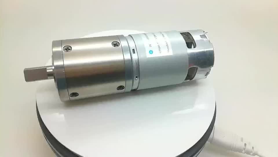 چرخش بزرگ 12v 18v 24v 36v 60 100 150 250 300 وات 60kg.cm 80kg.cm 90kg.cm 100kg.cm dc 775 موتور دنده سیاره ای