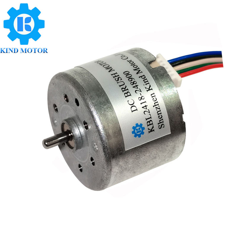 2 میلی متر شفت کم سر و صدا 24mm bl2418 DC 6v 12v 14.4v 18v 24v موتور بلبرینگ بدون برس با رمزگذار