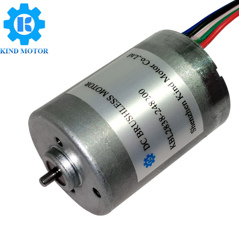 سر و صدای کم 28 میلی متر قطر bl2838 DC 6v 12v 14.4v 18v 24v بلبرینگ کارخانه موتور بدون برس