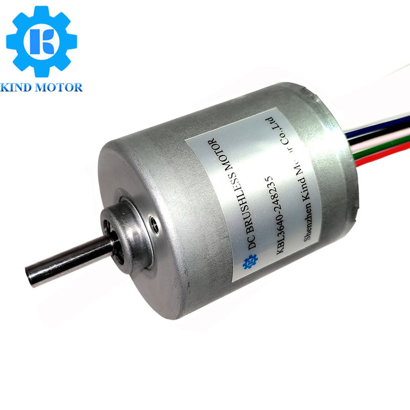 موتور 5A Micro DC بدون برس BL3640 ، موتور کم سر و صدا Bldc با شفت 3.175 میلی متر