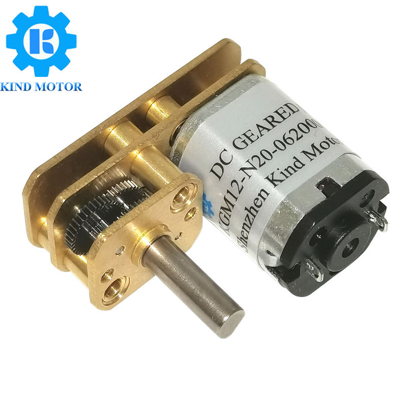 فولاد ضد زنگ راست چرخ دنده DC 3.2KgCm Stall گشتاور کربن برس