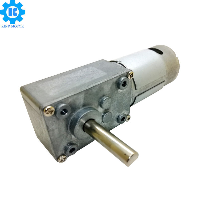 موتور دنده کرم فولادی ضد زنگ DC ، 5 ~ 6000 دور در دقیقه موتور چرخ دنده کرم 12 ولت