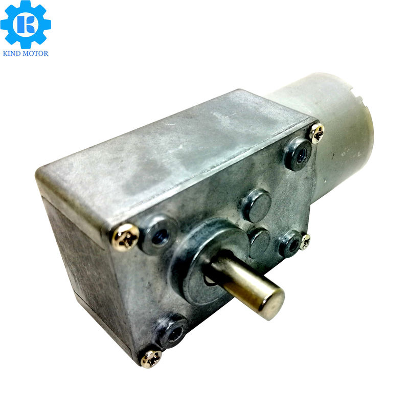 چرخ دنده Micro Worm Gear Motor 12v CW Rotation with 6mm Shaft