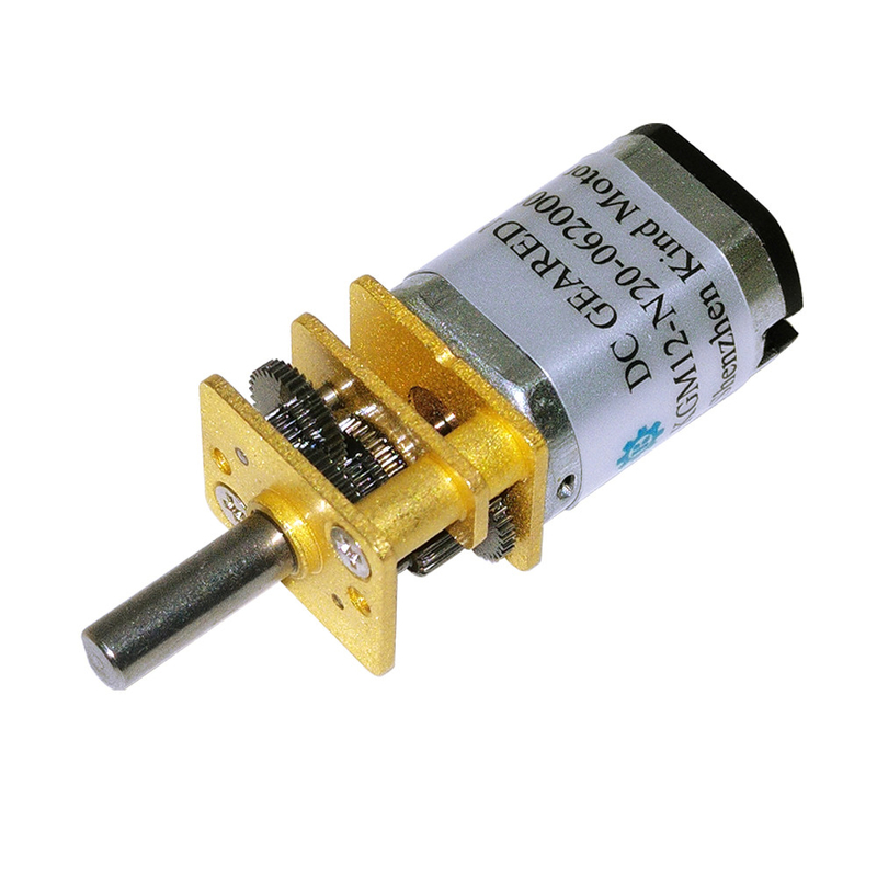 موتور دنده برس دار 12 میلی متری Dc 1.5-24 ولتی برای پیچ گوشتی برقی